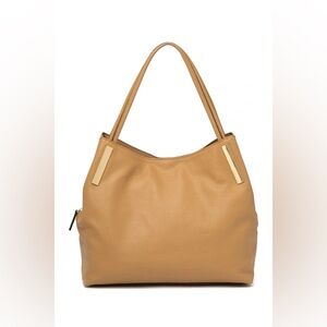Vince Camuto Tan Leather Hobo Bag